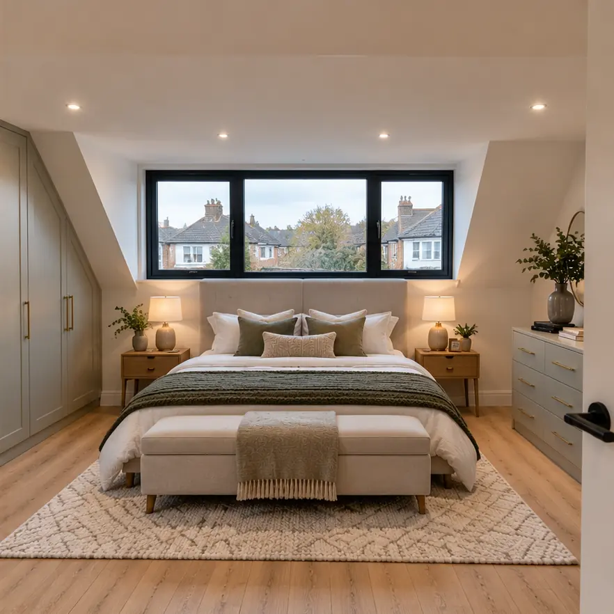 A finished loft conversion