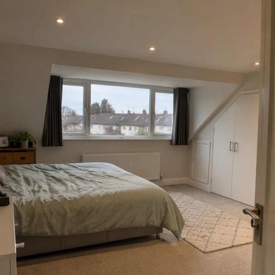A finished loft conversion